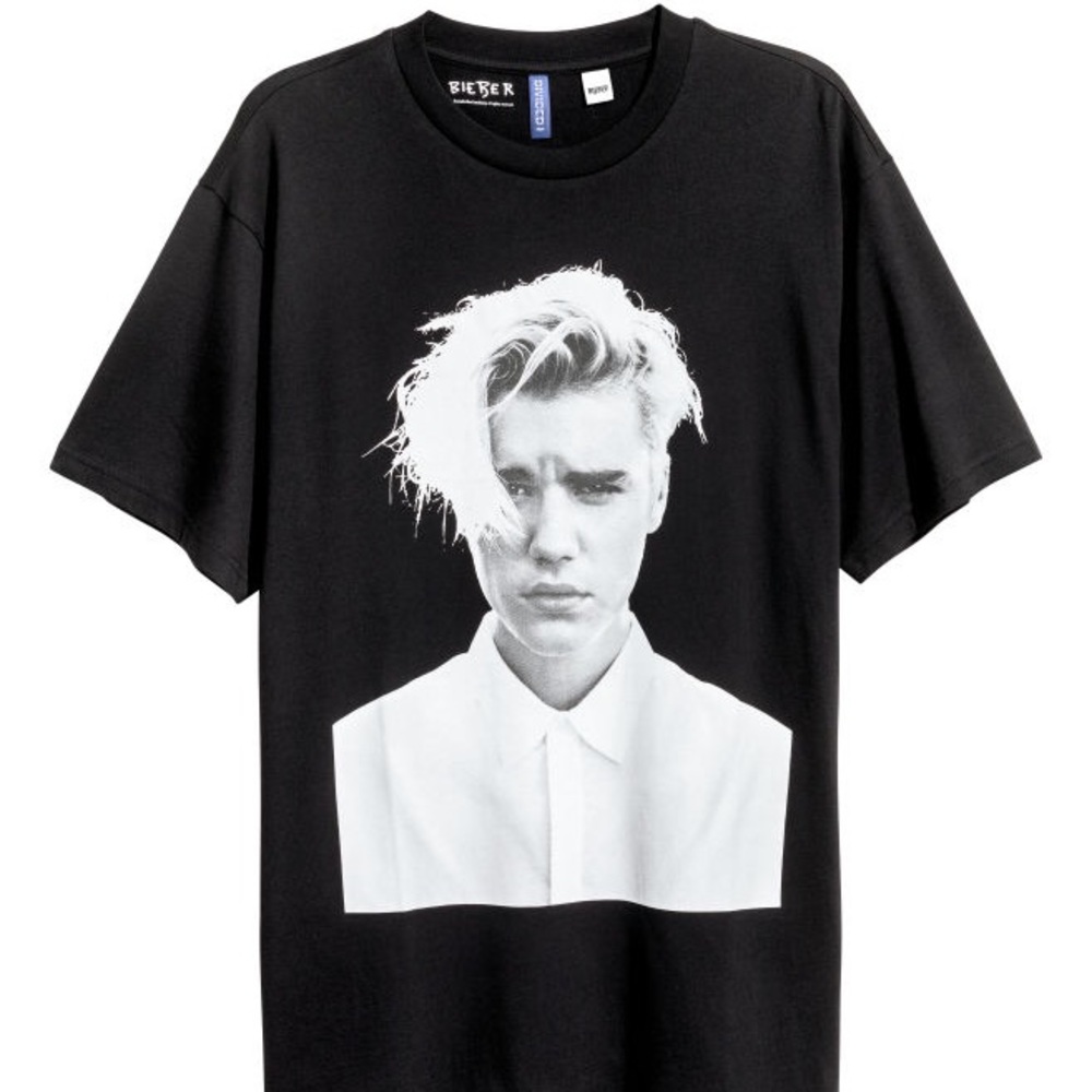HM Justin Bieber T-shirt